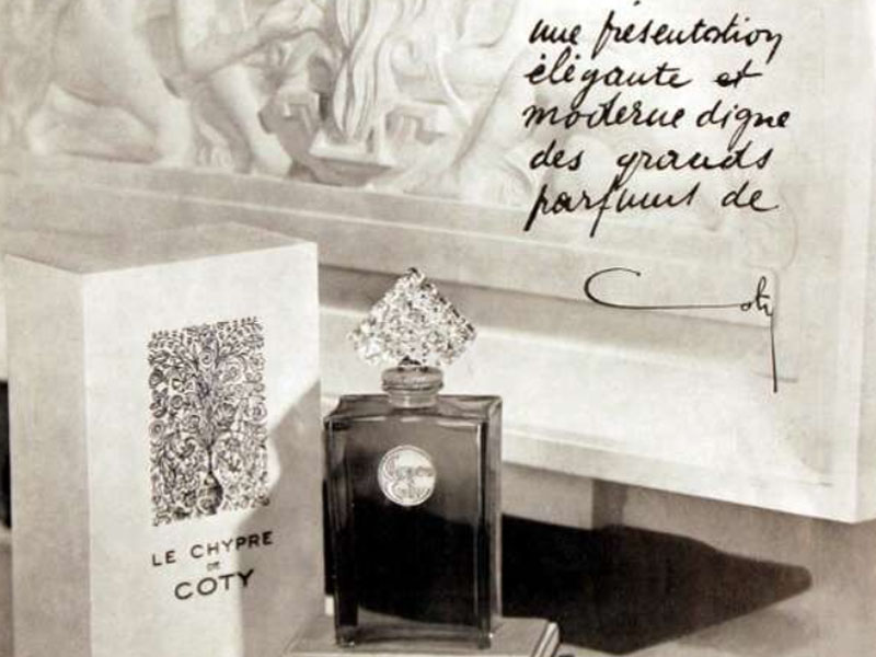 Historia firmy Coty i jego znanych perfum chypre